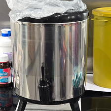 Stainless Steel Commercial Hot Water Boiler Urn Dispenser with Tap Pourover