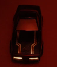 Buddy L Light Em Up  1984 Corvette Light Car 5"x2" Works Great W/O 2AA Batteries