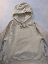 EUC AMERICAN EAGLE Ivory Boyfriend Cut Hoodie Sweatshirt Size XS