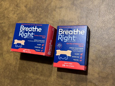 Breathe Right Extra Strength Tan Nasal Strips - 98 Count - NEW