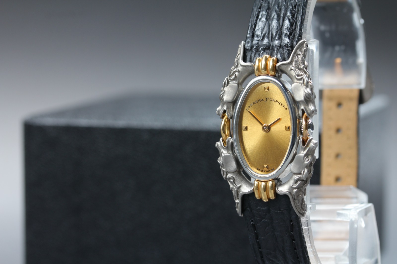 Rare [N MINT] Vintage Carrera y carrera Caballos 116 Quartz Women Watch 23mm JPN image 3