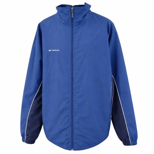 Vintage Reebok Windbreaker Jacket Blue Navy XL Y2K 90s Gorpcore Coat - 第 2/8 張圖片