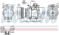 1X Nissens 89387 Kompressor Klimaanlage FüR Hyundai