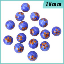 18mm Glass Marbles Glass Beads Fish Tank Vase Decoration Kids Toy Game DIY Craft