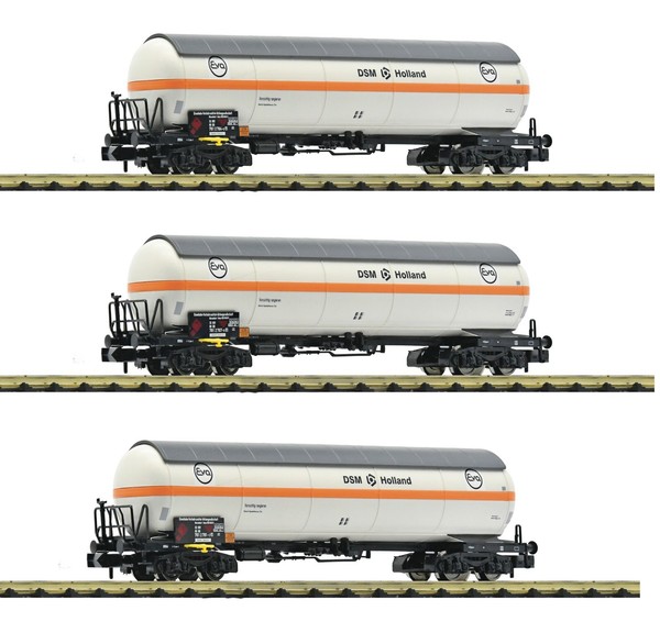 Fleischmann 849119 Druckgaskesselwagen Db 3-Tlg. - Spur N - Epoche V - Ovp-image