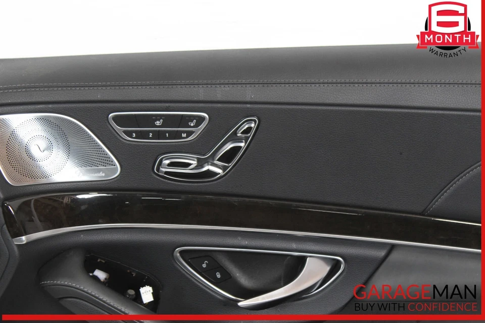 14-17 Mercedes W222 S550 S500 Cubierta de panel de puerta interior delantera derecha OEM Foto 3 de 4