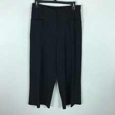 Boston Proper Wide Legged Pants Black Size S Nylon Spandex Stretch Womens