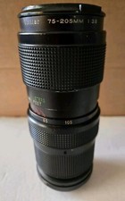 Vintage Vivitar 75-205 mm 1:3.8 Close Focusing Auto Zoom Lens