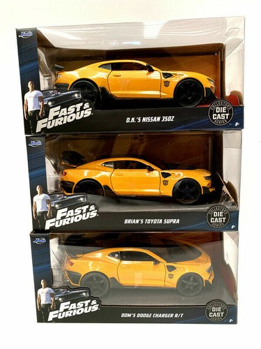 1:24 TRANSFORMERS BUMBLEBEE 2016 CHEVROLET CAMARO CAR VEHICLE TOY MODEL DIECAST - Picture 8 of 9
