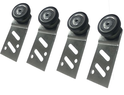 4 X HOT CUPBOARD STRAIGHT REAR SLIDING DOOR RUNNER NYLON BEARING HANGER WHEEL