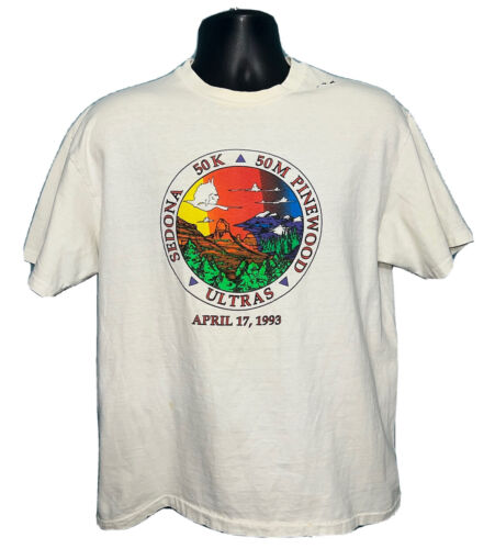 Vintage Single Stitch Shirt Sedona AZ 50K Pinewoo… - image 1