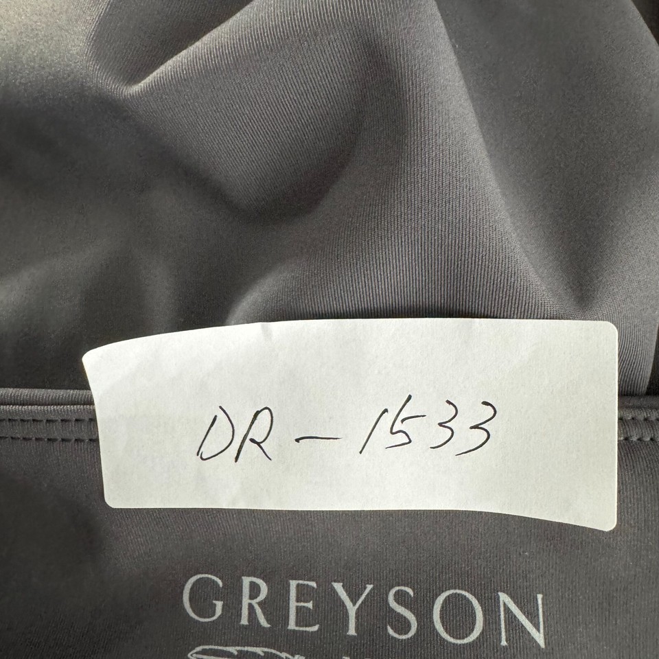 Greyson Hera Dress Medium Golf Tennis Anthracite Zip Long Sleeve NWT DR