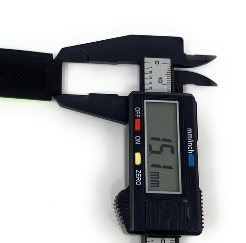 Lacoste 2010811 Men's Watch Band Rubber Black & Green 16mm | Replacement NOS - Picture 4 of 4