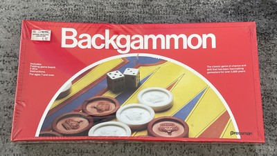 Vintage 1979 Pressman Backgammon Board Game NEW and SEALED