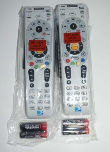 2 Pack - DIRECTV RC66 RX RF Remote Controls W/Batteries DTV - Afbeelding 1 van 8