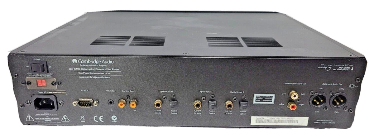 Cambridge Audio Azur 840C Upsampling CD Player
