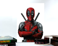 Deadpool A4 Art Print by Martin Rowland