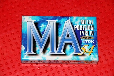 TDK  MA    54    TYPE IV   1994  BLANK CASSETTE TAPE (1) (SEALED)