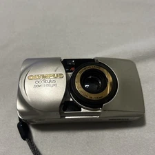 [N MINT ] Olympus u mju  Zoom 115 Deluxe 35mm Point Shoot Film Camera JAPAN #210