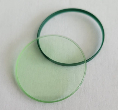 NEW  CRYSTAL FOR ROLEX MILGAUSS  WRIST WATCH GREEN  GLASS  FOR  116400