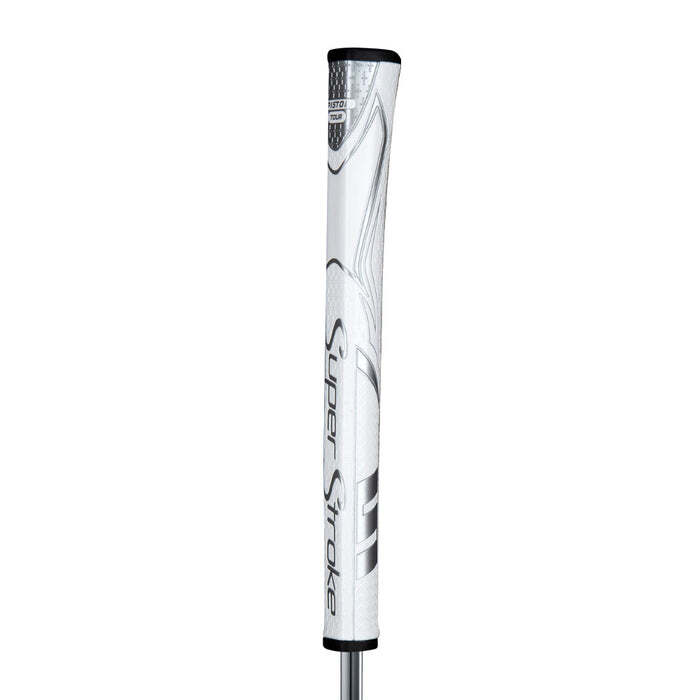 Super Stroke Zenergy Pistol GT Tour Putter Golf Grip .58R -White/Silver 69g New!