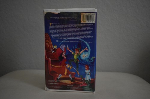 Disney's Peter Pan Black diamond vhs tape in good condition - 第 2/5 張圖片