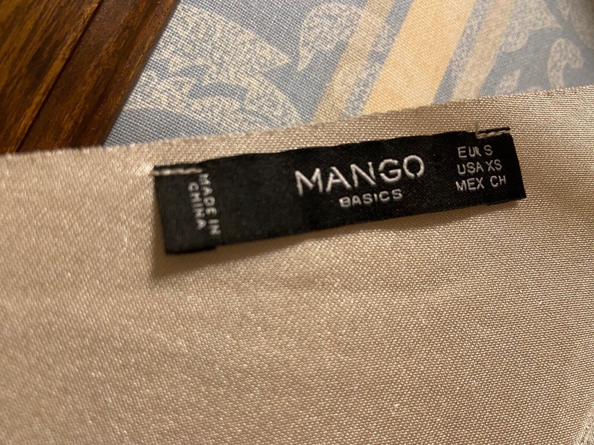 Top Mango Couleur Cipria (poudre) - Taille S - En Polyester - Occasion Très Bon état (comme Neuf)