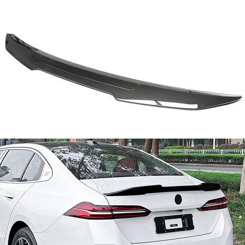 Car Carbon Fiber Rear Trunk Spoiler Lip For BMW G60 i5 530i 540i G90 M5 24-25