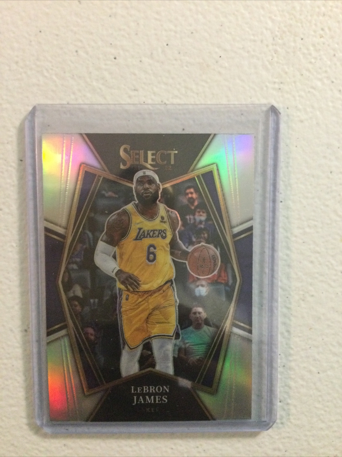 2021-2022 panini select basketball lebron james silver premier #195