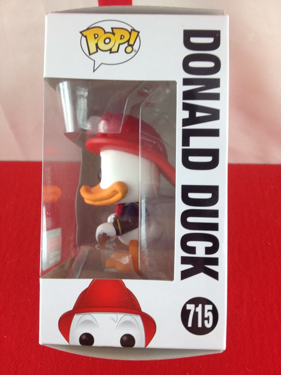 2019 Funko POP! Disney Donald Duck #715 Firefighter Exclusive