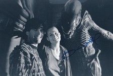 TOM WOODRUFF JR signed Autogramm 20x30cm ALIEN VS PREDATOR in Person autograph