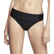 PROFILE by GOTTEX Swimsuit Black Fold Over Bikini Bottom Size 16