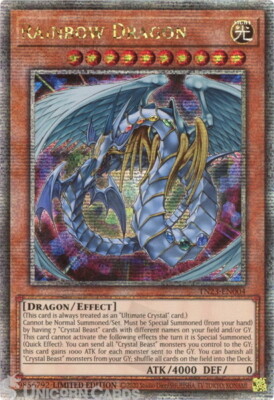 TN23-EN004 Rainbow Dragon :: Quarter Century Secret Rare Limited 