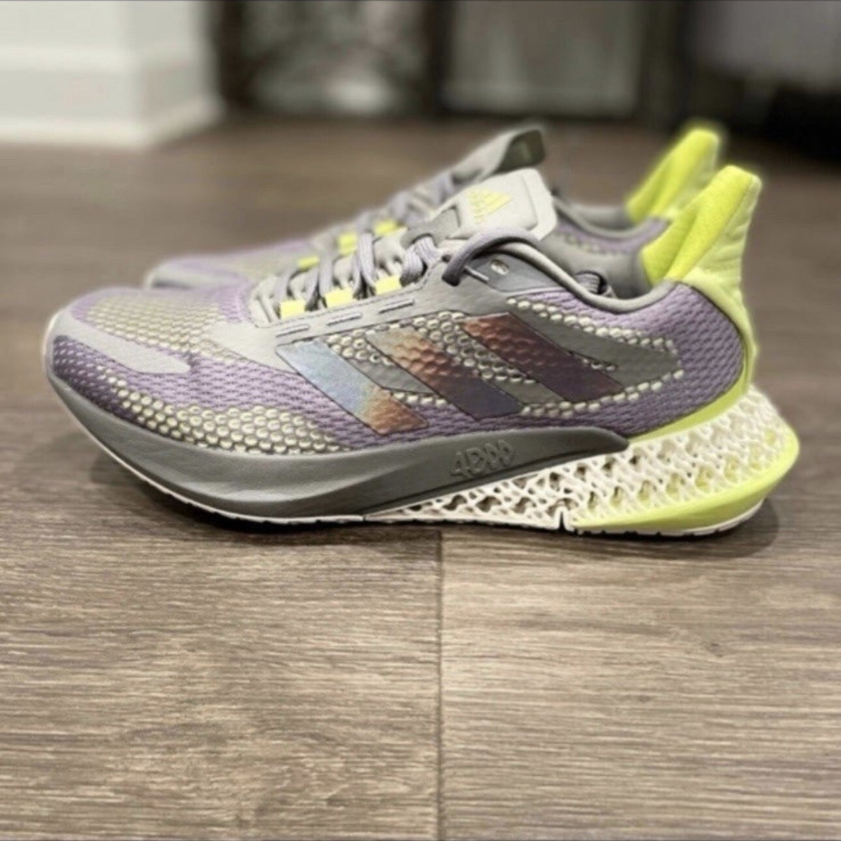 Adidas 4DFWD Gray Solar Yellow Men’s Size 11 Running Shoes GX2993 Futurecraft 4D Adidas 4D Fusion Gray Solar Yellow 6.5 (39.5) | Mercari main image 4