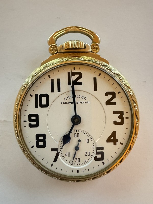 Hamilton 992B Railroad Pocket Watch – 21J, 16s (1948)
