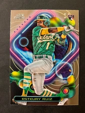 Esteury Ruiz 2023 Topps Cosmic Chrome Base Rookie RC #163