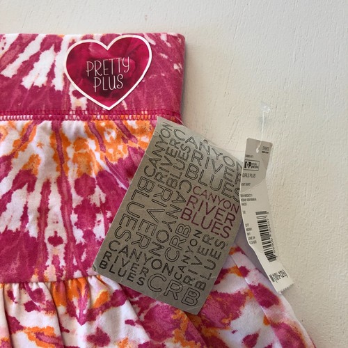 Canyon River Blues Girls Skirt Skort Tiered Ruffle Stretch Cotton Pink 10/12 NWT - Picture 10 of 10