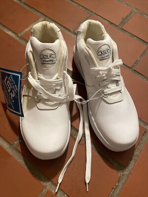 Slip Resistant White Work Shoes Mens Chef Shoes Kitchen And