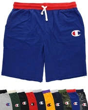 Champion Big & Tall Men's Shorts French Terry Jersey, Cut Off Hem Gym Activewear