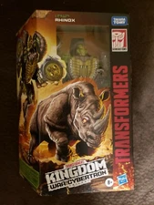 Transformers Kingdom Beast Wars Rhinox - Voyager Class Action Figure