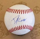 Autographed Baseball game used DREW CAVANAUGH San Francisco Giants