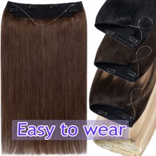 Clip In Secret Headband Wire In 100 Remy Human Hair Extensions One Piece Wefted