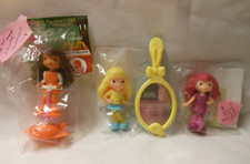 LOT OF 3 McDonald's: 3"  1, 2, 6 TOY Strawberry Shortcake Action Figures