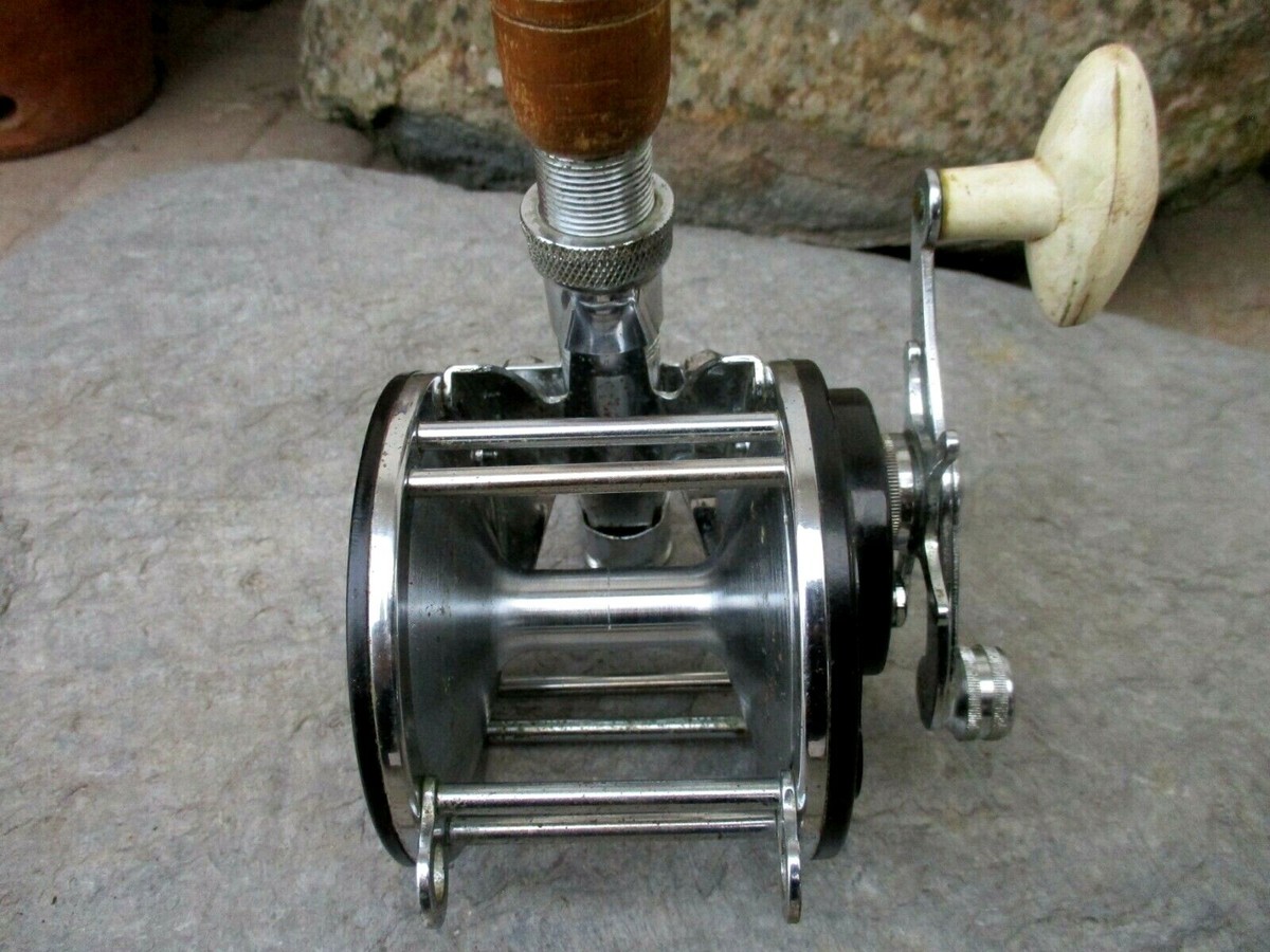 Moulinet De Pêche Vintage Ocean City 604 4/0 - Pour Gros Poissons - État "tel Quel"