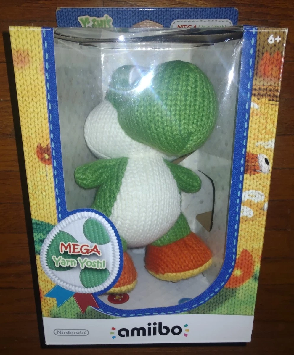 Forvent det bliver nervøs Bug Mega Yarn Yoshi Amiibo Yoshi&#039;s Woolly World Nintendo Switch New -  factory sealed | eBay