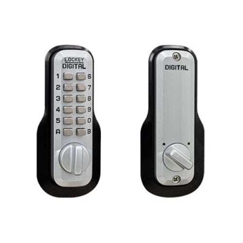 Lockey M210 Keyless Digital Deadbolt Lock with Mechanical Code and EZ Plate-image