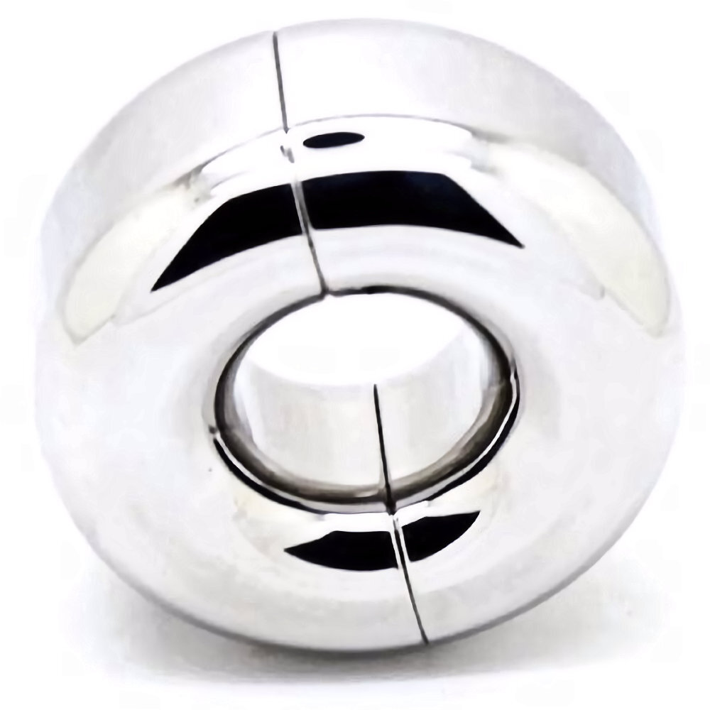 Heavy Donut Ball Stretcher, Surgical Steel 2-Piece Ball Stretcher Weight for Men
