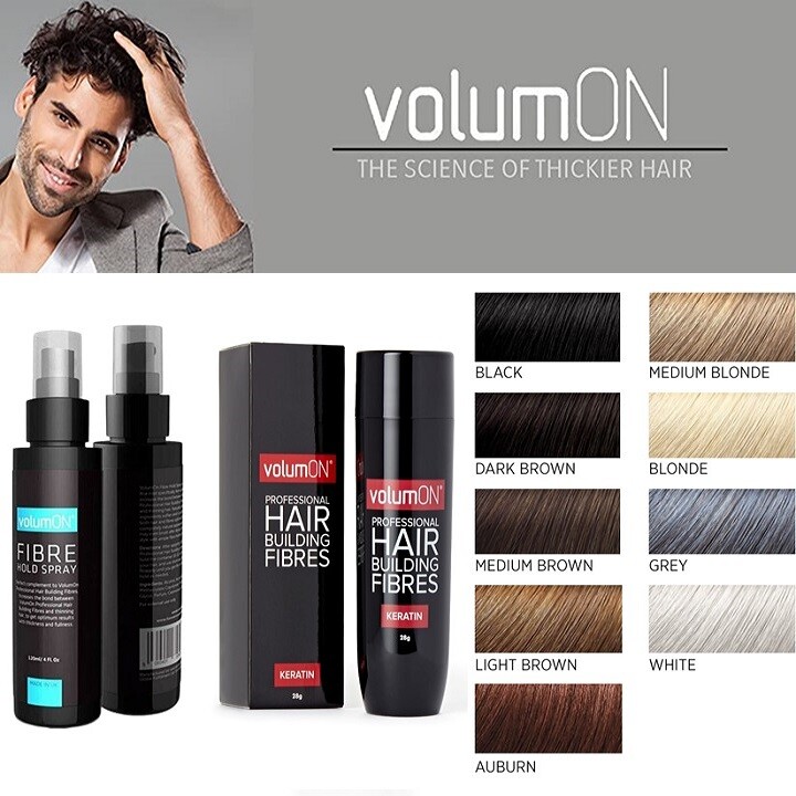 Hair Loss Building Fibers Thickening Fibres & Hair Fibre Hold Spray