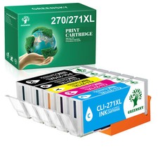 5x PGI-270 Ink Cartridge Replacement for Canon CLI-271 TS6020 TS9020 TS8020