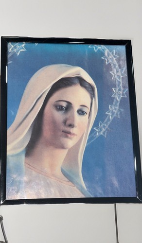 Blessed Mother Mary Small Vintage Poster 10x8” Cromos Y Novedades De Mexico, SA - Picture 19 of 20